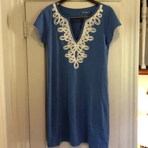 Lilly Pulitzer Blue Brewster T-shirt Dress